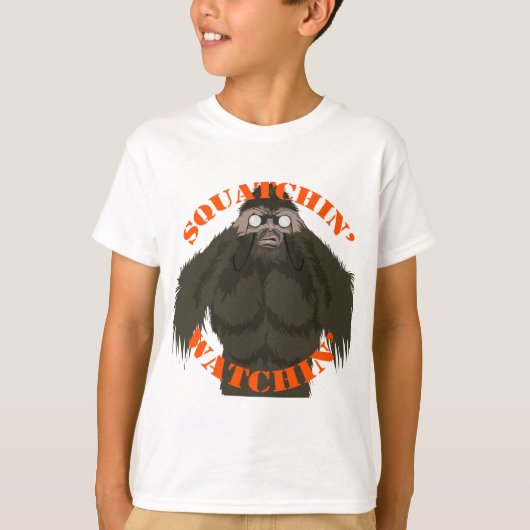 スクアチンの観察 Tシャツ (正面)