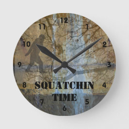 スクアチン時間 ラウンド壁時計