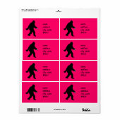 スクアッチがスクアチンを去った ラベル (フルシート)