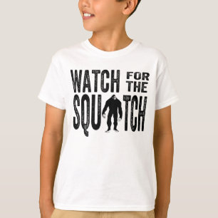 スクアッチの見張り – Bigfoot おもしろい Tシャツ