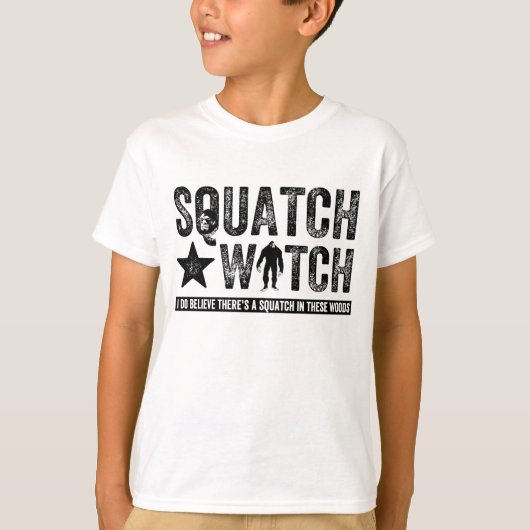 スクアッチウォッチ – 信じ I Tシャツ (正面)