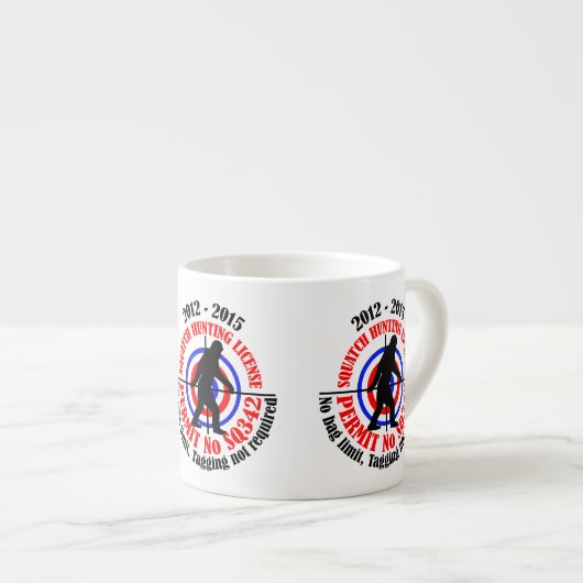 スクアッチ狩り許可 エスプレッソカップ (正面右)