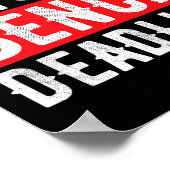 スクアットデッドリフトベンチボディビルウェイトトレーニング ポスター (角)