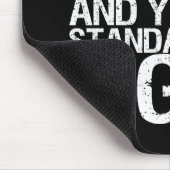 スクアットロー – ボディビルトレーニング やる気を起こさせる マウスパッド (コーナー)