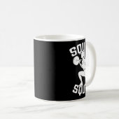 スクアット分隊トレーニングパートナーのトレーナーコーチBodybuil コーヒーマグカップ (正面右)