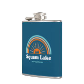 スクアムレイクニューハンプシャーレインボー フラスク (左)