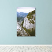 スクアーミッシュの"チーフ"Arialビュー キャンバスプリント (インサイチュ (ウッドフロア))