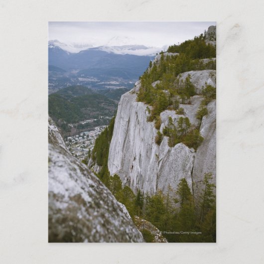 スクアーミッシュの"チーフ"Arialビュー ポストカード (正面)