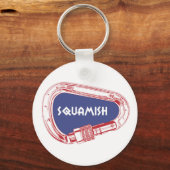 スクアーミッシュ登山カラビナー キーホルダー (正面)