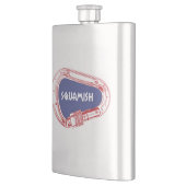 スクアーミッシュ登山カラビナー フラスク (左)