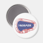 スクアーミッシュ登山カラビナー マグネット (正面/裏面)