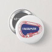 スクアーミッシュ登山カラビナー 缶バッジ (正面&裏面)