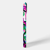 スクイグカラフルル抽象芸術アート Case-Mate iPhoneケース (裏面 / 右)