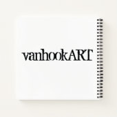 スクイグモダンル4ノートブック ノートブック (裏面)