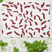 スクイグルパターンキッチンタオル キッチンタオル (折り畳み)