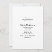 スクイグルボーフォトオープンハウス卒業パーティー 招待状 (裏面)