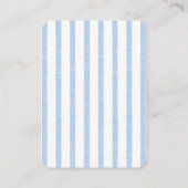 スクイグル ボーダー レモン 赤ちゃん男の子のシャワーにおすすめの絵本 エンクロージャーカード (裏面)