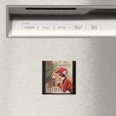 スクイシトイタリアン・チョコレートチョコレートウィメンズレッド マグネット (インサイチュ (食洗機))