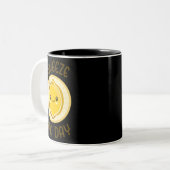 スクイズその日かわいい愛らしいかわいいレモンフードPu ツートーンマグカップ (正面左)