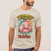 スクイッシュモード起動 - かわいいフグ Tシャツ (正面)