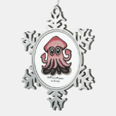 スクイドイカ、MeWarriorWoman on Twitch スノーフレークピューターオーナメント (右)