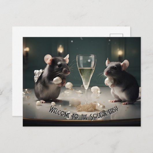 スクイーク イージー ポストカード (正面/裏面)