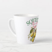 スクイーズヴィンテージレモンボタニカル カフェラテマグ (左アングル)