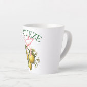 スクイーズヴィンテージレモンボタニカル カフェラテマグ (右アングル)