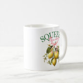 スクイーズヴィンテージレモンボタニカル コーヒーマグカップ (正面右)