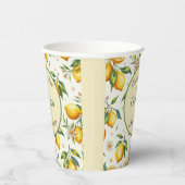 スクイーズ日レモンキッズトドラーバースデーパーティー 紙コップ (右)