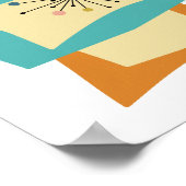 スクイーズ長方形ミッドセンチュリーモダンレトロポスター ポスター (角)