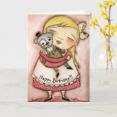 スクイーズ – 誕生日カード カード (黄色い花)