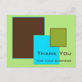 スクウェアありがとうはがき ポストカード (正面)