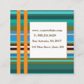 スクウェアエレガント名刺 スクエア名刺 (裏面)