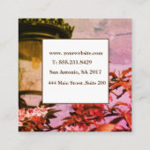 スクウェアエレガント名刺 スクエア名刺 (裏面)