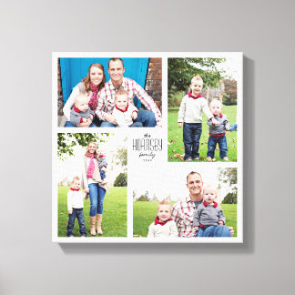 スクウェアカスタムファミリー4 – フォトキャンバス キャンバスプリント