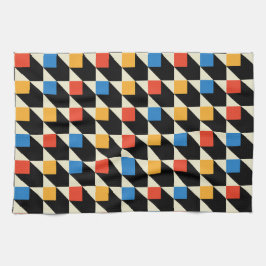 スクウェアカラフルキッチンタオル キッチンタオル