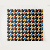 スクウェアカラフルタペストリー タペストリー (正面(横))