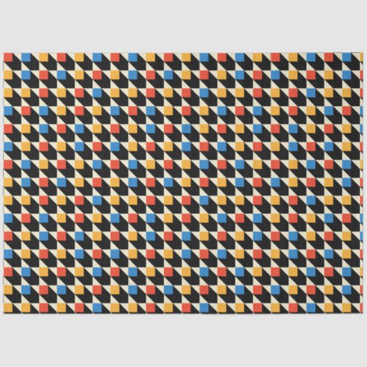 スクウェアカラフルティッシュペーパー 薄葉紙 (正面)