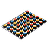 スクウェアカラフルノート ノートブック (左側)