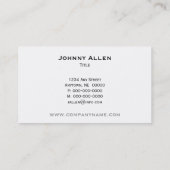 スクウェアファンキードット名刺 名刺 (裏面)