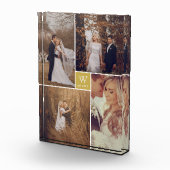 スクウェアモダンズ結婚モノグラム丁合い写真ブロック フォトブロック (右)