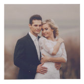 スクウェアモダンズ結婚モノグラム8フォトコラージュ フォトキューブ (正面)