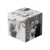 スクウェアモダンズ結婚モノグラム8フォトコラージュ フォトキューブ (裏面アングル)