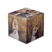 スクウェアモダンズ結婚モノグラム8フォトコラージュ フォトキューブ (裏面アングル)