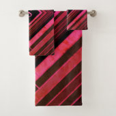 スクウェアモダンピ素朴ックジオメトリックモノグラム バスタオルセット (インサイチュ)