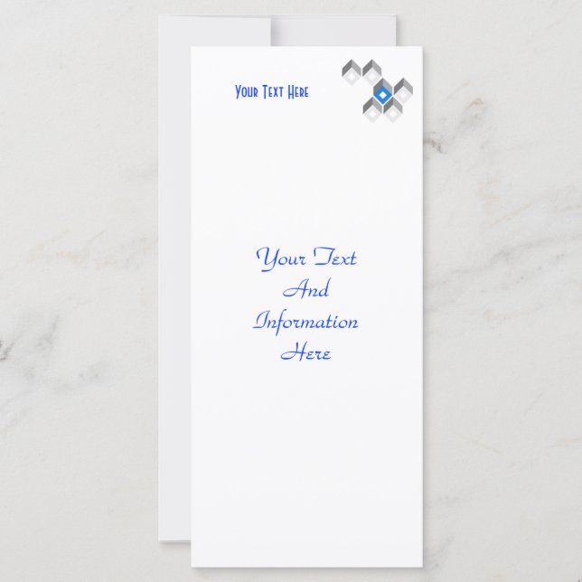 スクウェアモダンラックカード (正面)