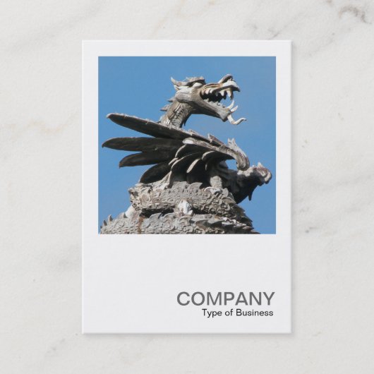 スクウェア写真0362 – ドラゴン,カーディフ市役所 名刺 (正面)