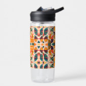 スクウェア抽象芸術レトロトレンディーコレクション ウォーターボトル (左面)