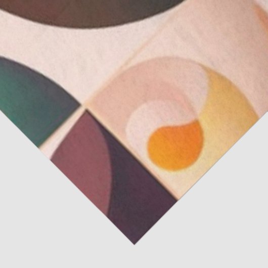 スクウェア抽象芸術レトロモダンコレクション 薄葉紙 (詳細)